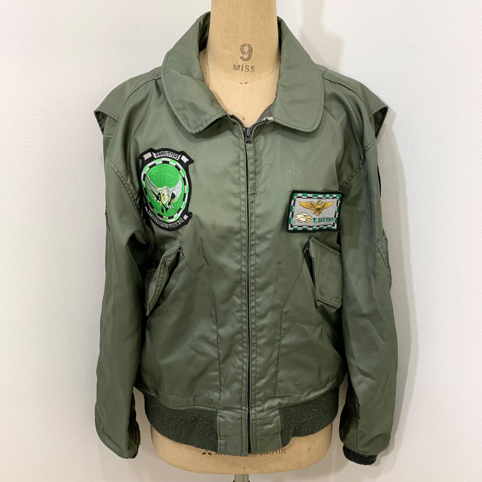 DIESEL n-2b フライトジャケット 短丈 y2k コーティング加工 L 楽天