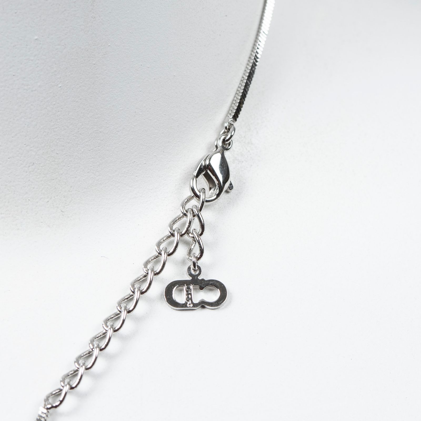 中古] DIOR ディオールトロッターネックレス銀シルバーブラスA