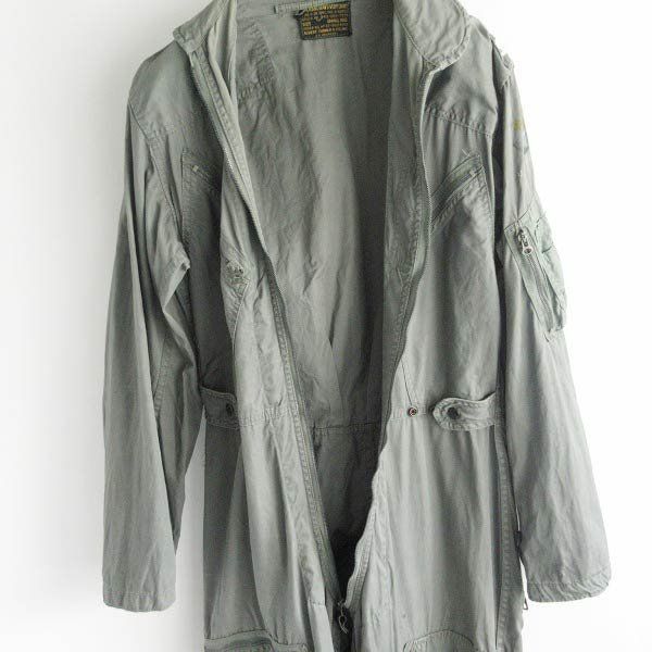 50 s-60 s 実物 米軍 USAF K-2 B S-6265 Cモデル フライングスーツ S-R つなぎ デカール付き アメリカ製 ビンテージ D 145-25-0001 ZT