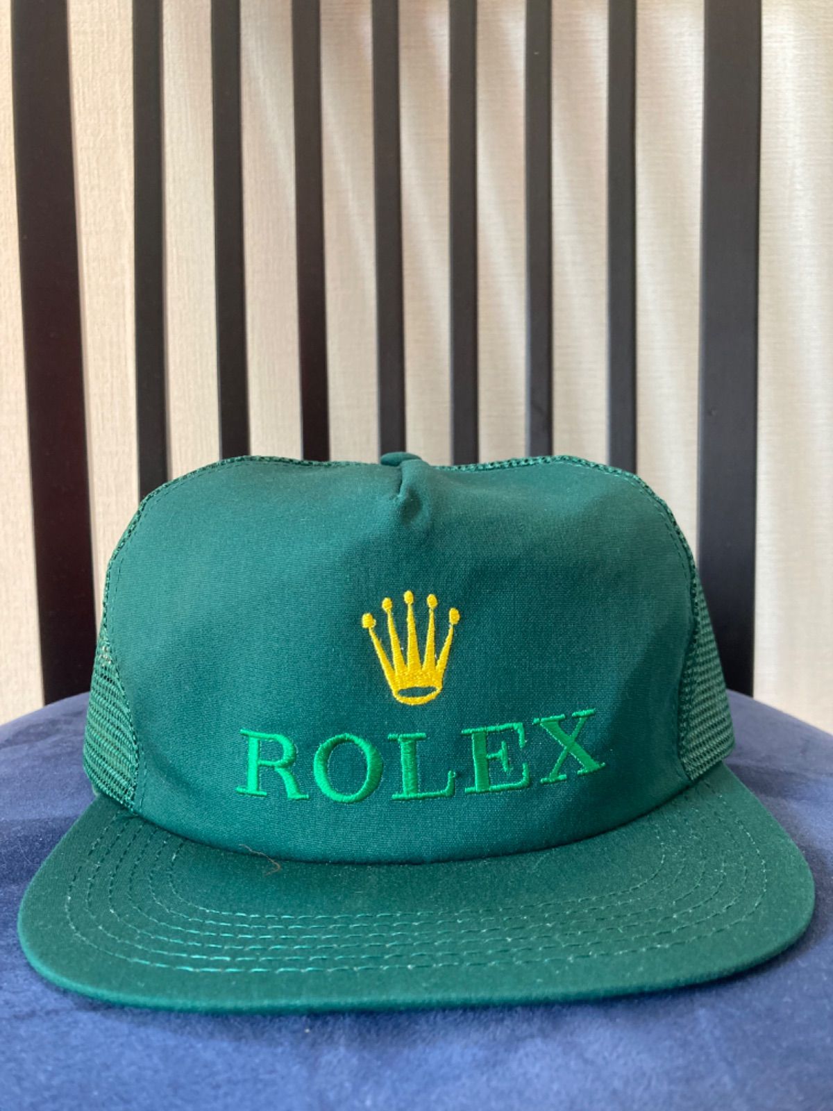 ロレックス キャップ USA製 ROLEX トラッカーキャップ - キャップ