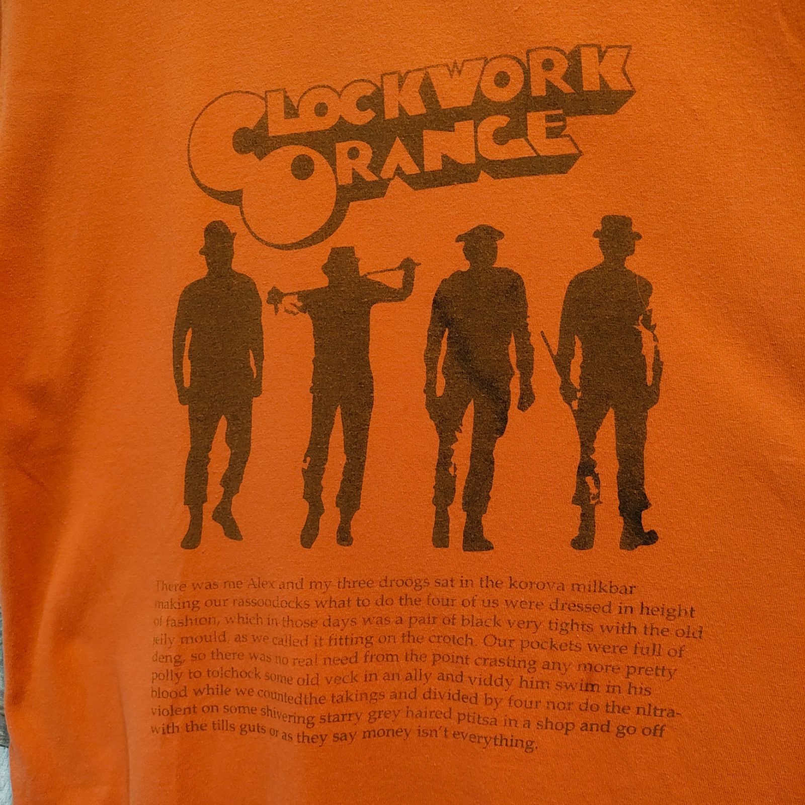 CLOCKWORK ORANGE S/S Movie T-Shirt 時計じかけのオレンジ ムービー Tシャツ ビンテージ スタンリーキューブリック  - メルカリ