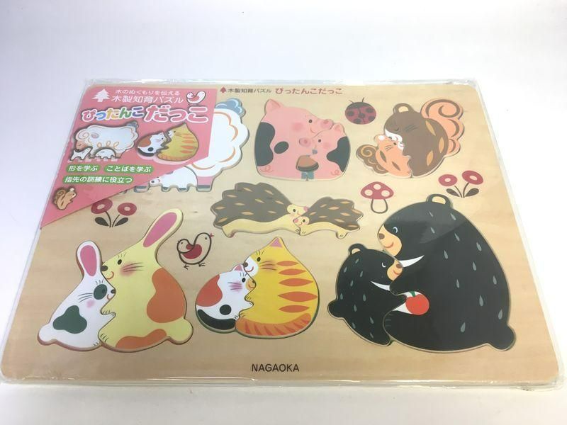 未開封品 木製知育パズル ぴったんこだっこ - メルカリ