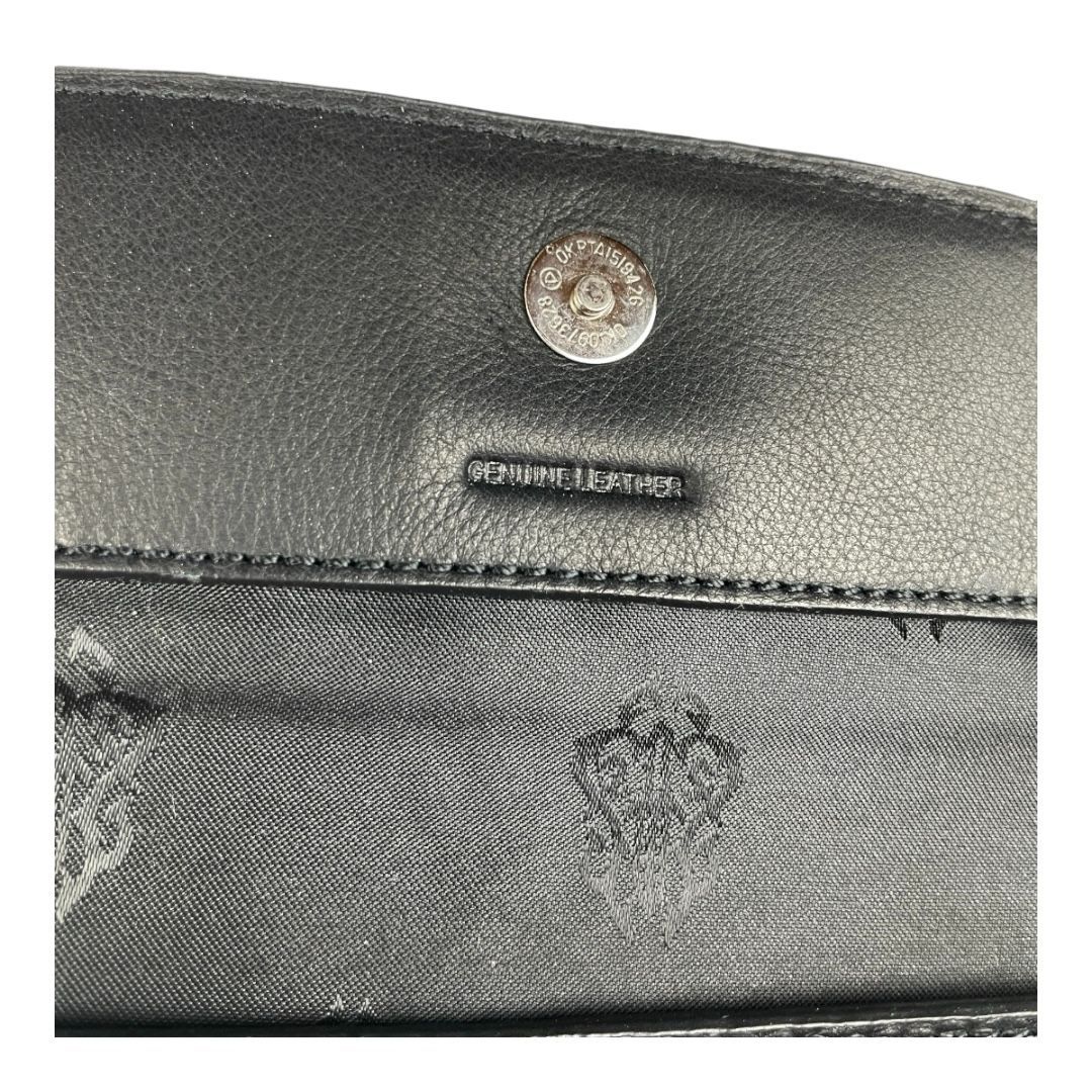 クロムハーツ メガネ・サングラスケース レザー/ブラック CHROME HEARTS クロムハーツ メガネケース ブラック 黒 レザー
