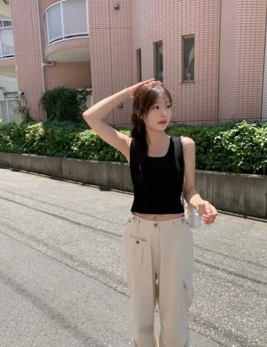 ヴェルニ サンドカーゴパンツ ベージュ