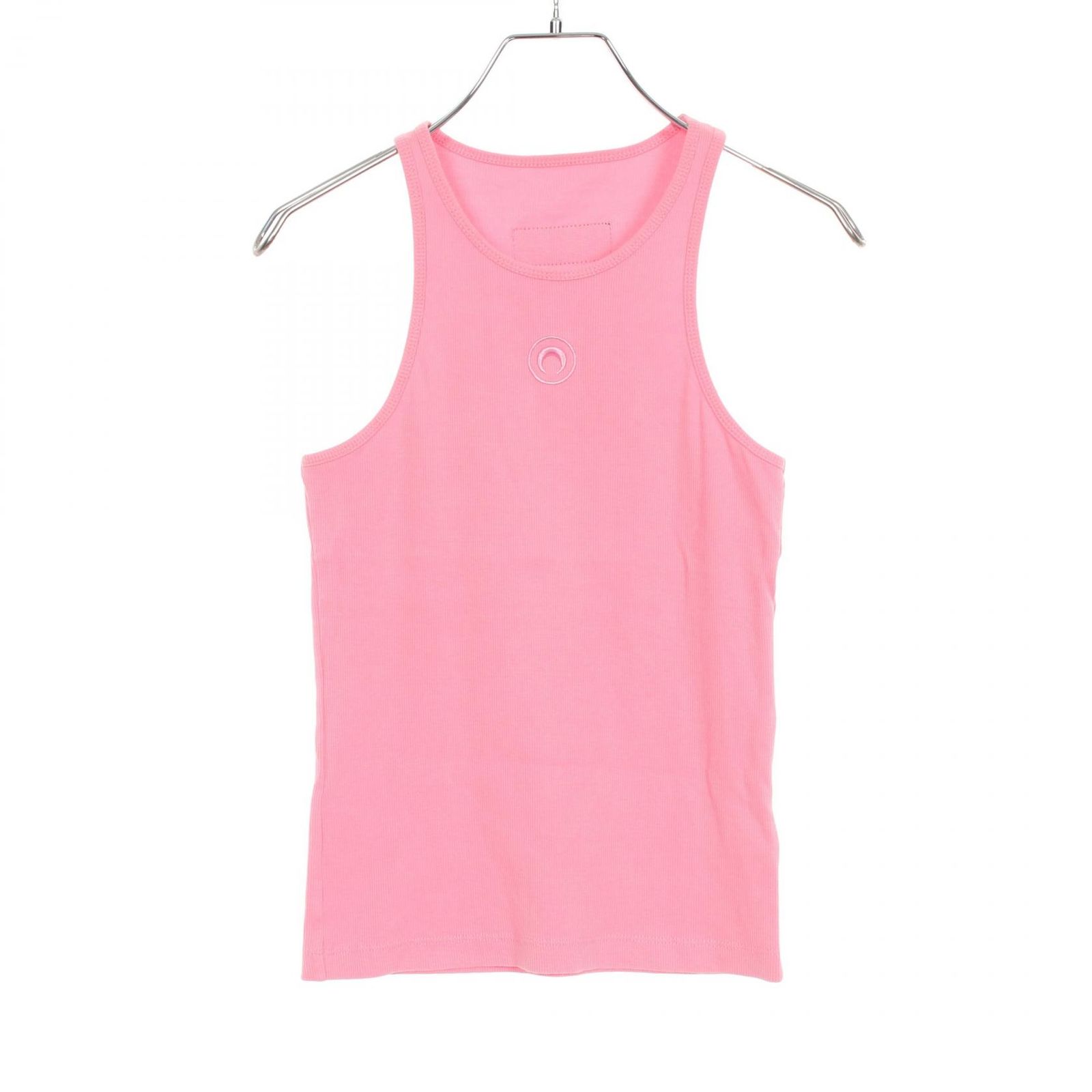 MARINE SERRE マリーンセル MOON LOGO RIBBED JERSEY タンクトップ