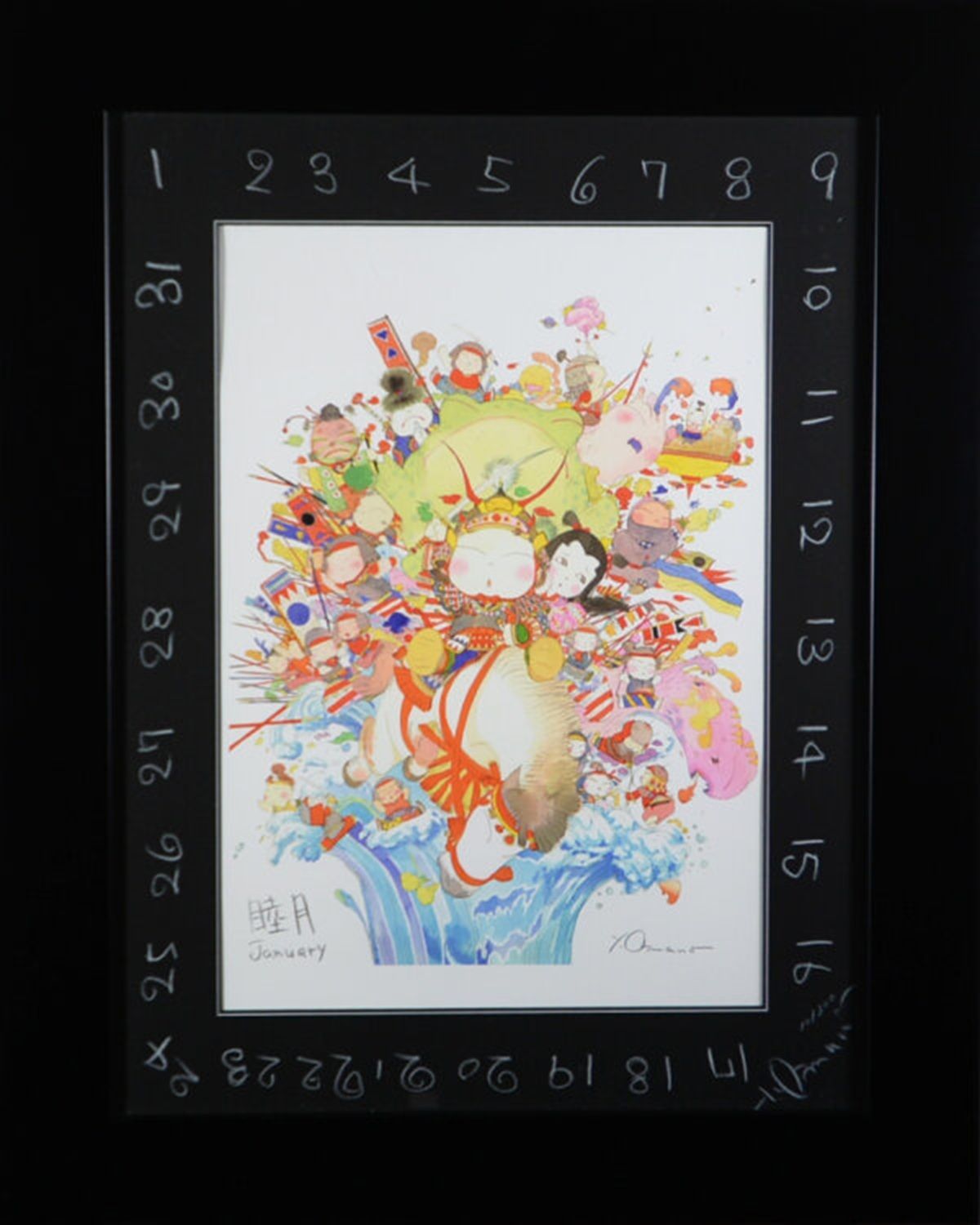 モ*3様 mocha先生作 『藤飾りM』 版画 mocha's Video on X