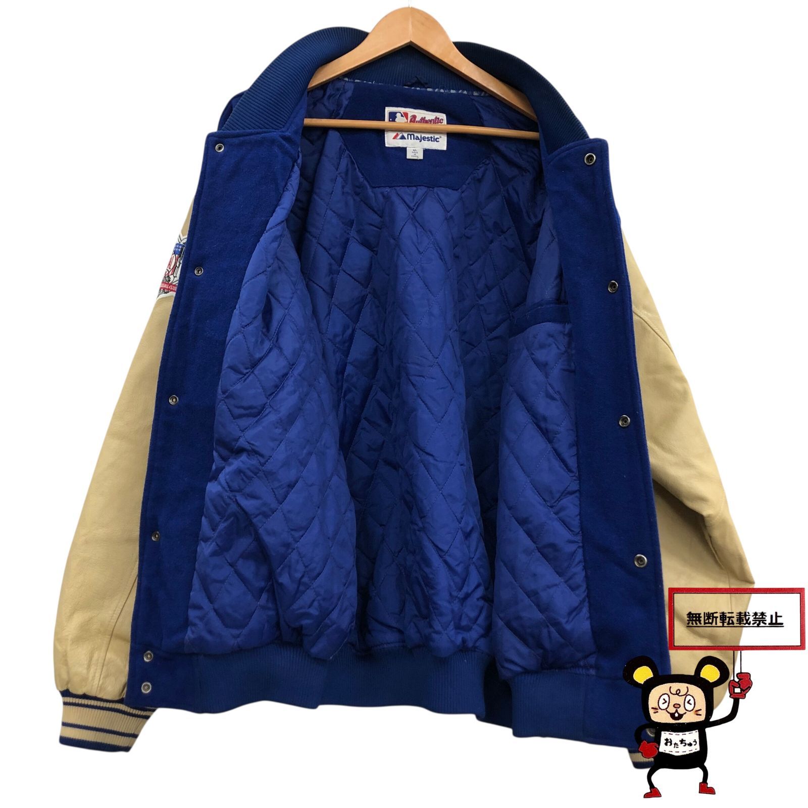 Majestic Dodgers ドジャース　スタジャン Mサイズ Majestic MLB Dodgers スタジャン アウター ブルゾン Majestic Dodgers