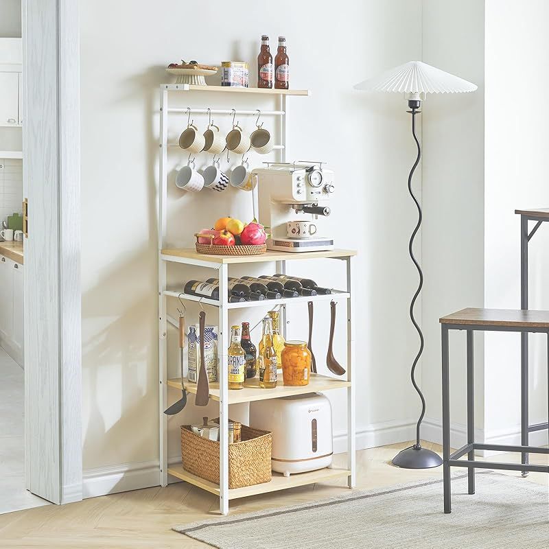 S字ラック付きの大型キッチンワゴン 【公式通販】