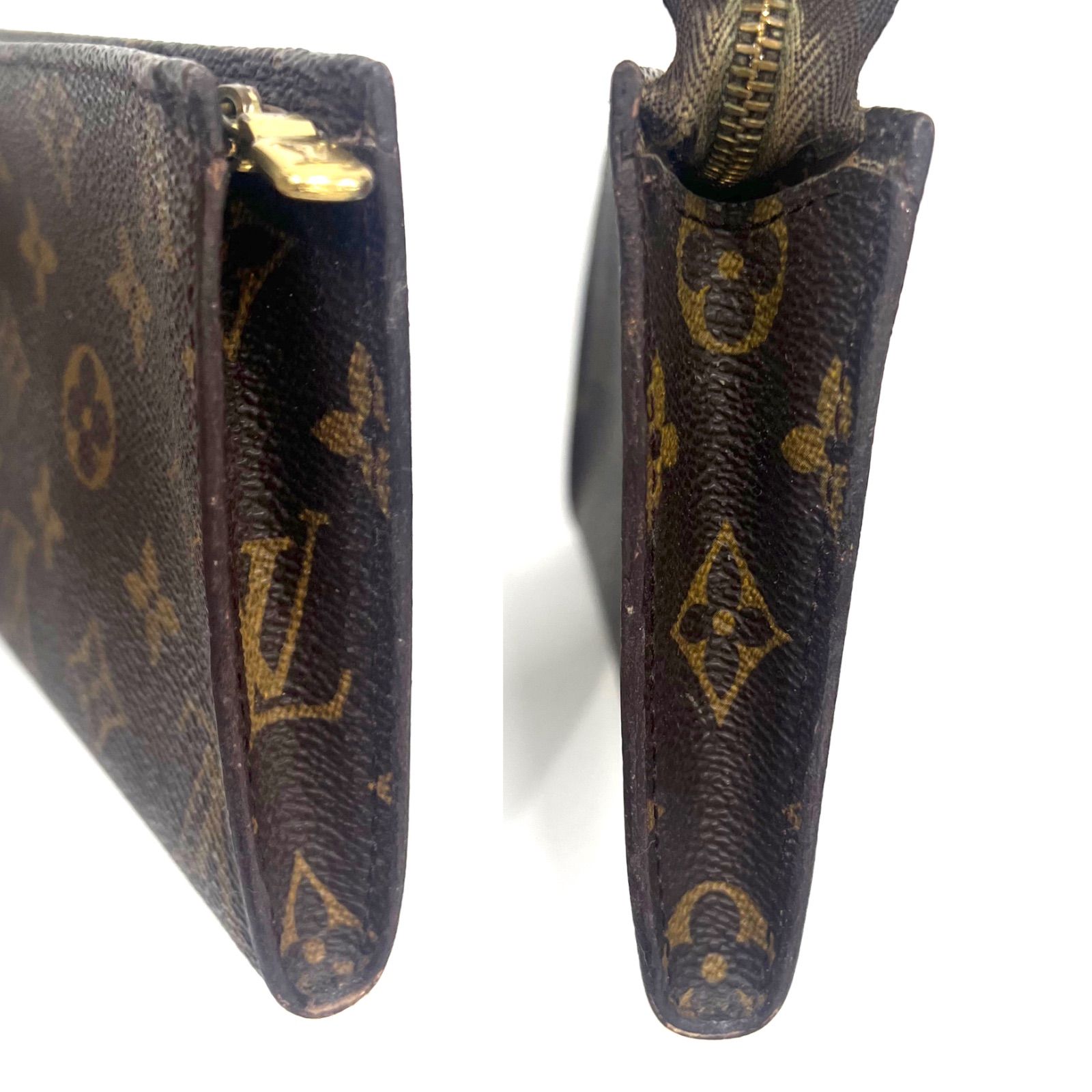 Louis Vuitton モノグラム バッグ ポーチ付き　バケット　ジャンク ⛄️極美品⛄️ルイヴィトン モノグラム がま口 ポーチ USA