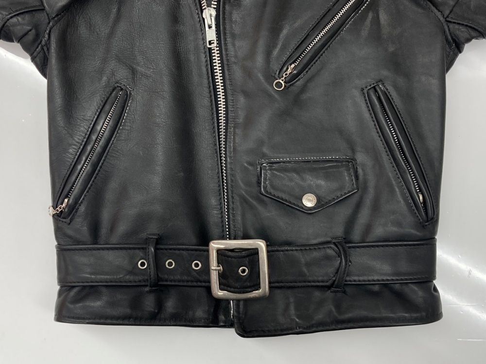 ショット SCHOTT Perfecto レザーライダース ジャケット 36 黒①
