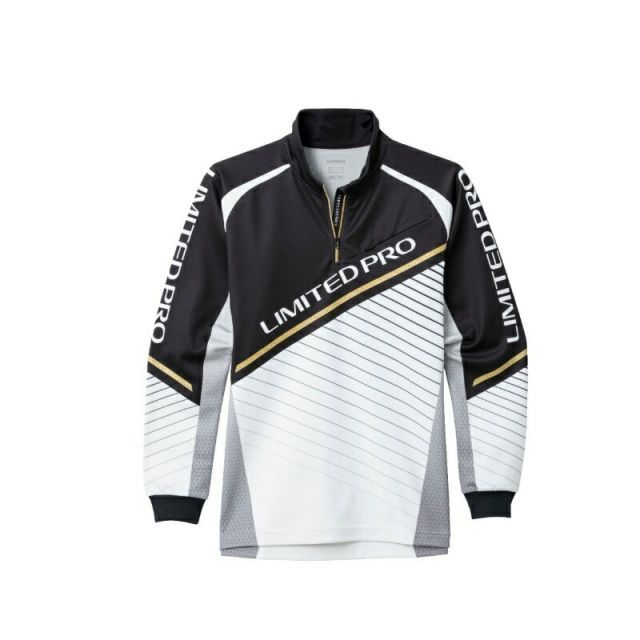 シマノ SH-110V リミテッドプロ ハーフジップ ウォームシャツ 2XL リミテッドホワイト | 釣具 釣り フィッシング