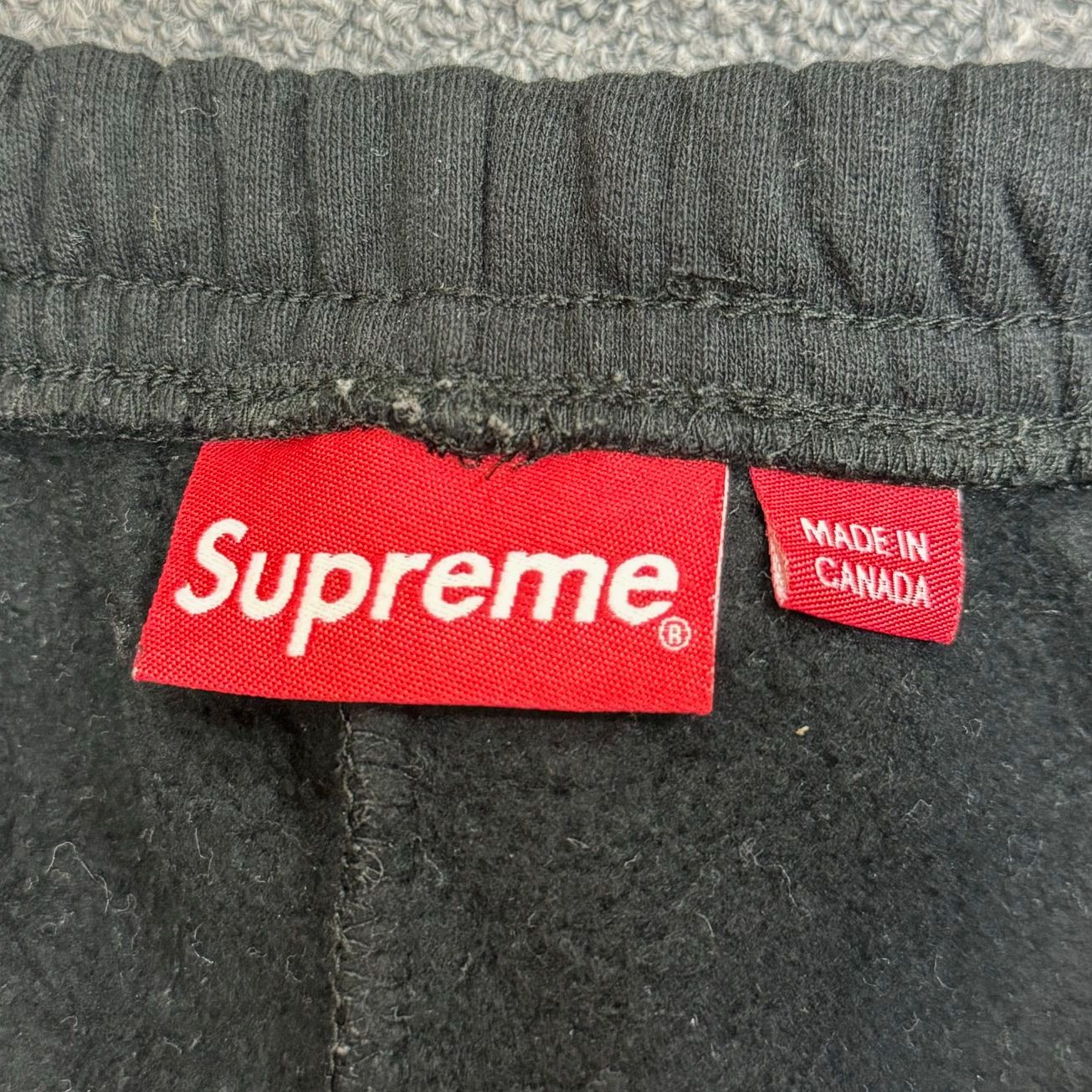 国内正規 SUPREME 18SS Leg Embroidery Sweatshort ロゴ刺繍