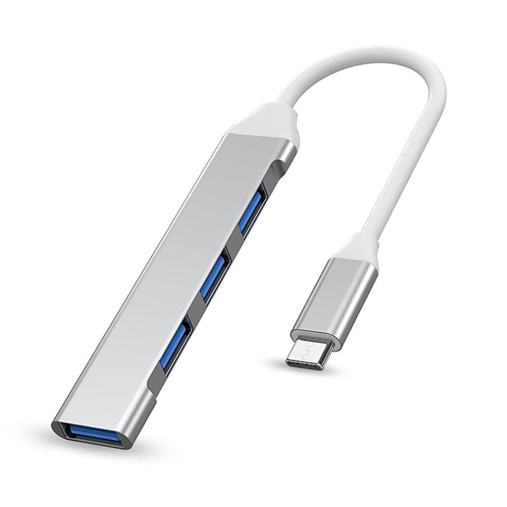 軽量 ウルトラスリム コンパクト usb-c 4ポート ハブ Windows/Macなど