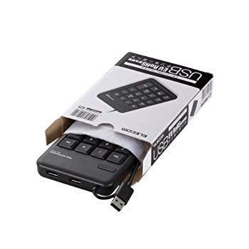 【中古】【非常に良い】エレコム テンキー 有線 メンブレン Mサイズ USBポート付 RoHS指令準拠 ブラック TK-TCM012BK/RS 9jupf8b