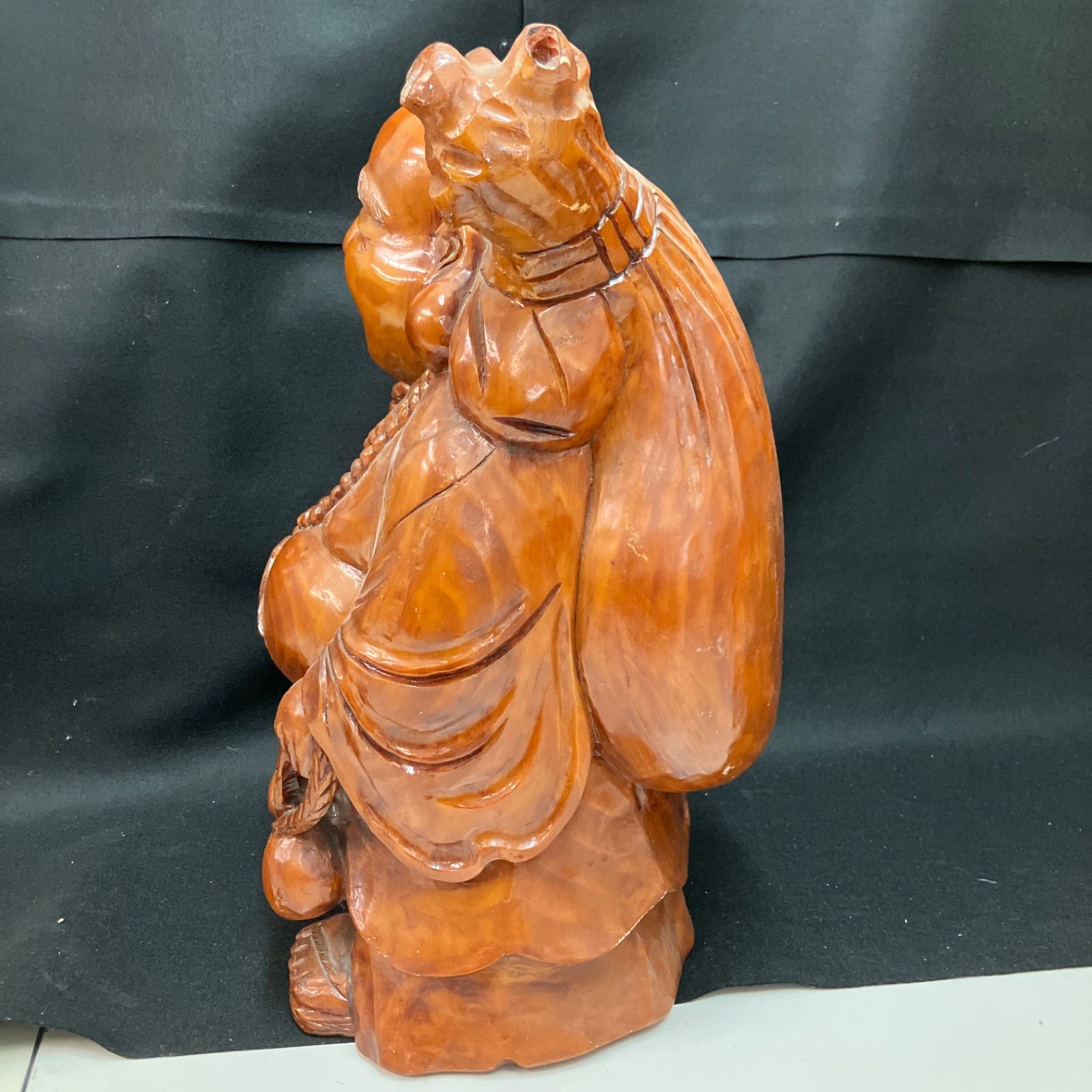 布袋 七福神 置物 彫刻 木彫り 幸運