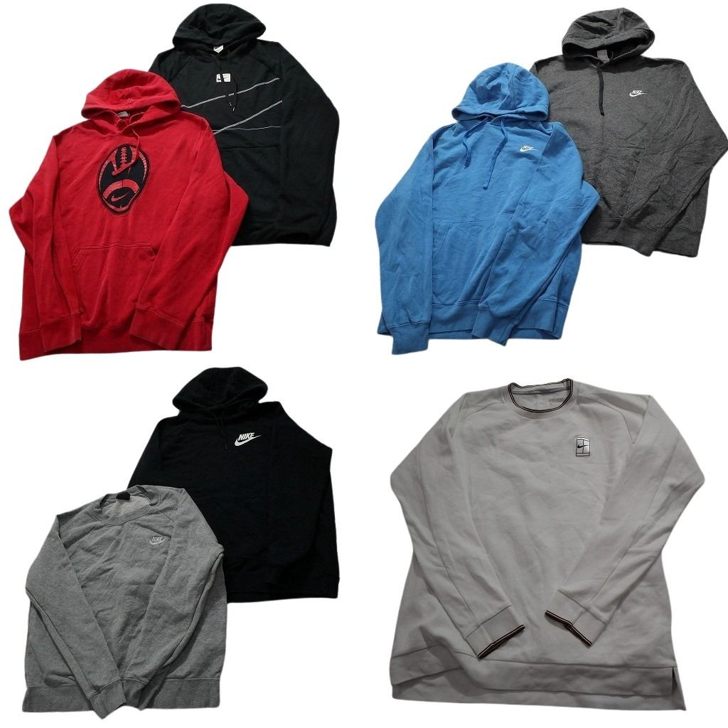 古着卸 ナイキ NIKE スウェット 7枚セット メンズ M L マフポケット フーディー スウォッシュ 古着 NC0992
