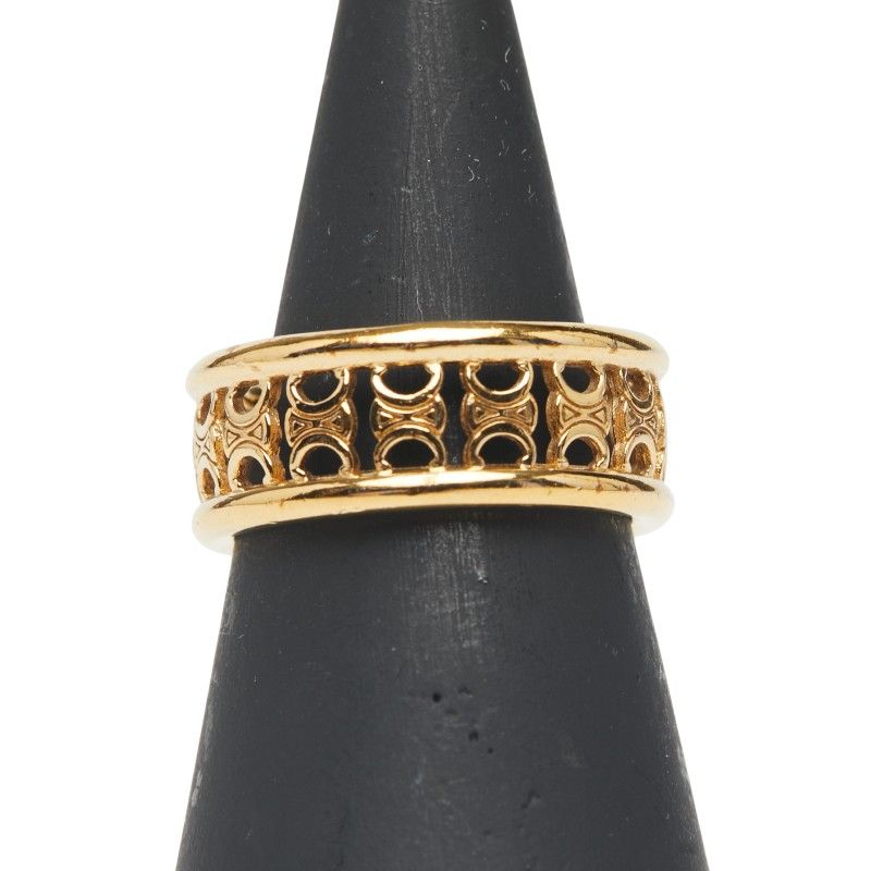 セリーヌ トリオンフ マルチリング リング 指輪 50 ゴールド メッキ レディース CELINE 1-0237509