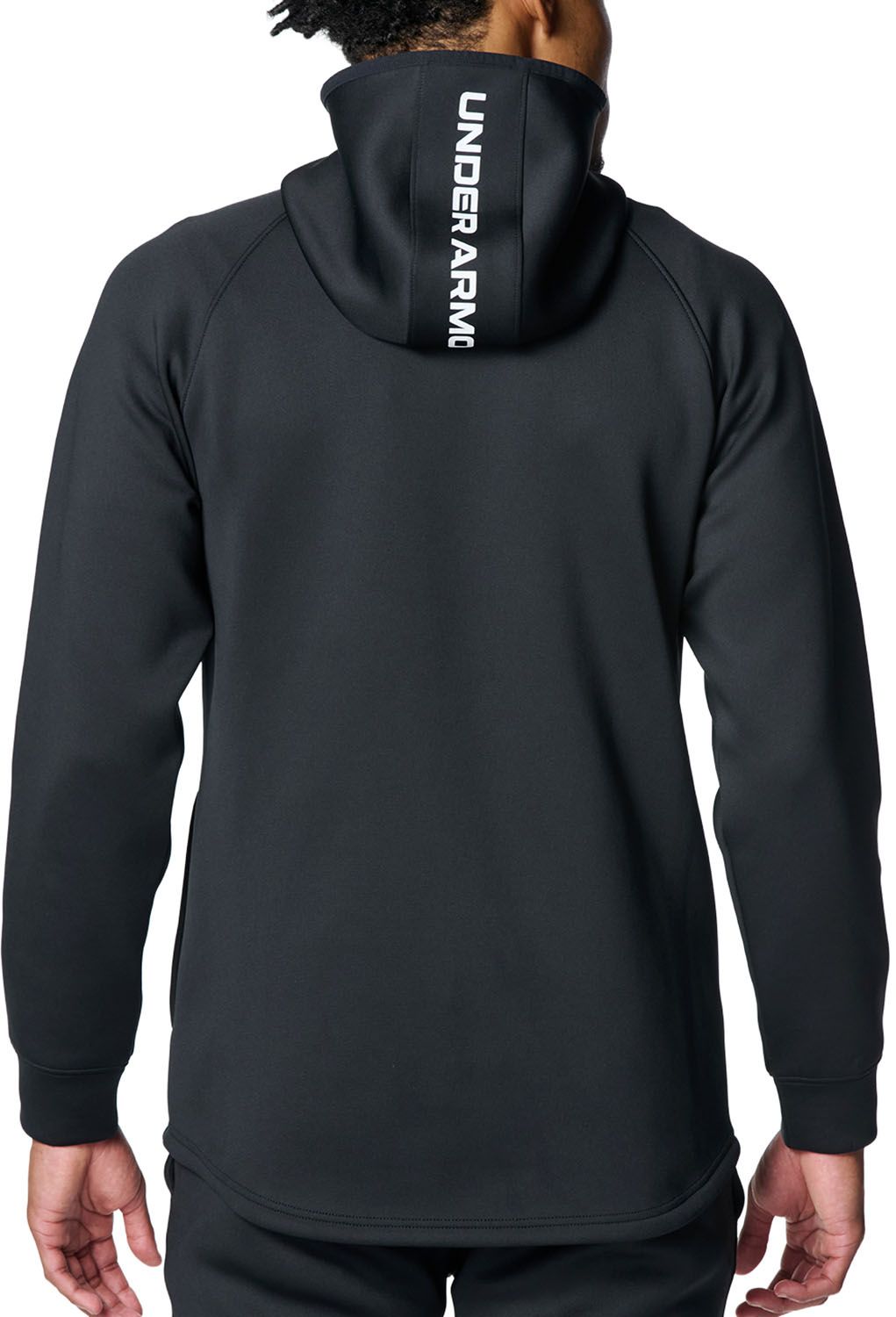 アンダーアーマー UNDER ARMOUR バスケット UA KNIT JACKET メンズ ジャケット パーカー フーディ フルジップ トレーニング 運動 練習 クラブ ストレッチ性 6007 001 BLACK WHITE