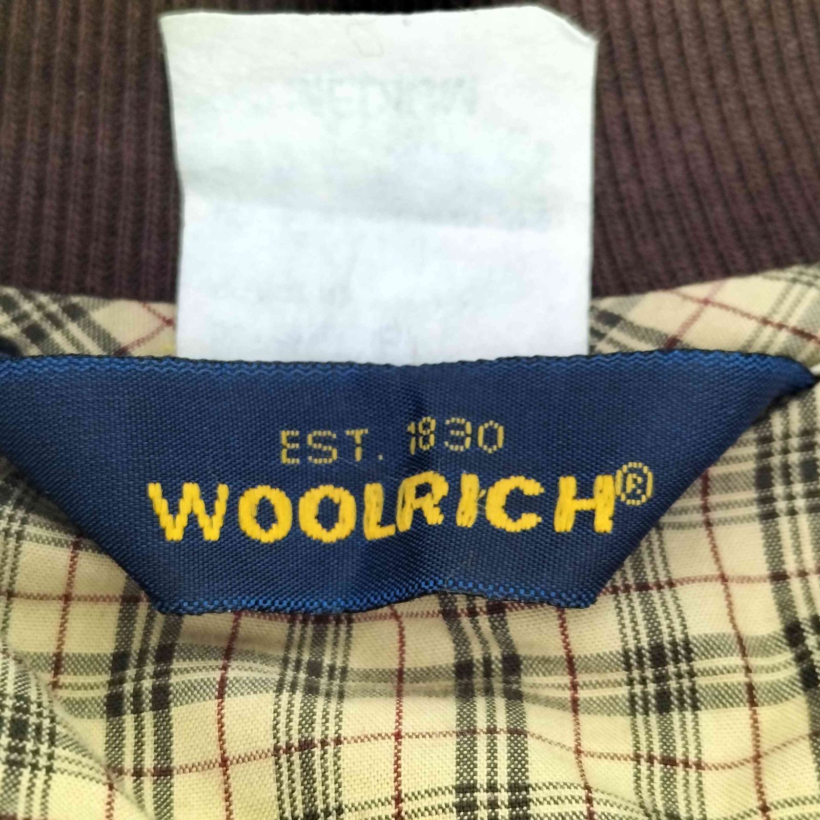 ウールリッチ WOOLRICH チェックジップアップスウェット メンズ import 