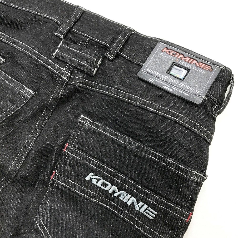 コミネ バイク用 ジーンズ ブラック L WJ-732R 春夏秋向け | コミネ(KOMINE) バイク用 パンツ ジーンズ ブラック M WJ