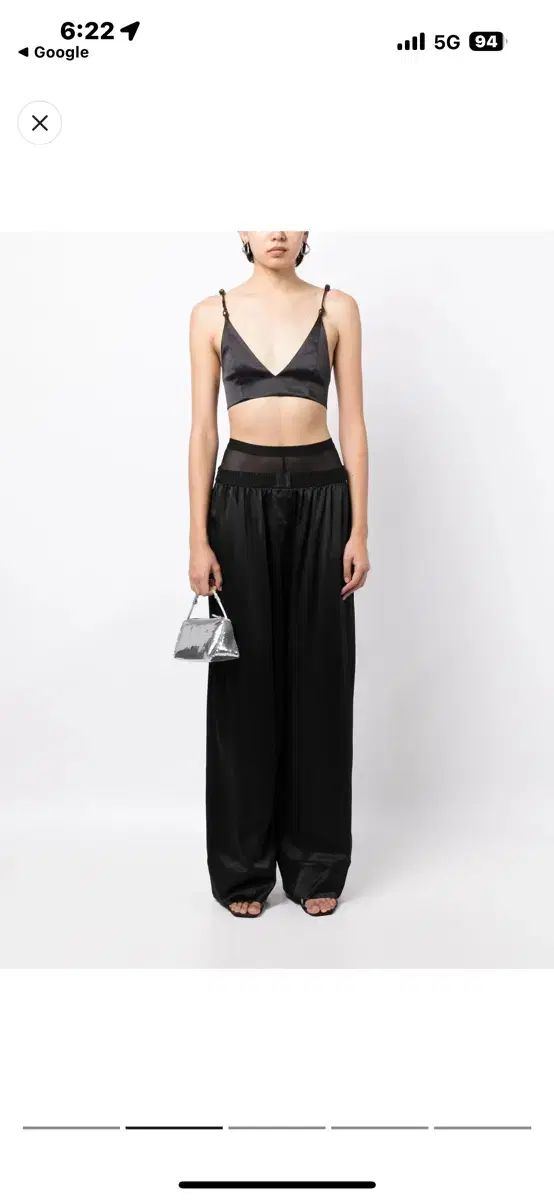 Alexander Wang アレキサンダーワング シルク パンツ 44 -ドライ 55