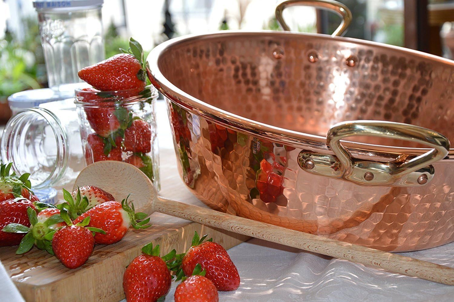 MAUVIEL 銅製 両手鍋 25cm ジャムボウル MAUVIEL 銅製 両手鍋 25cm ジャムボウル MAUVIEL 銅製 両手鍋