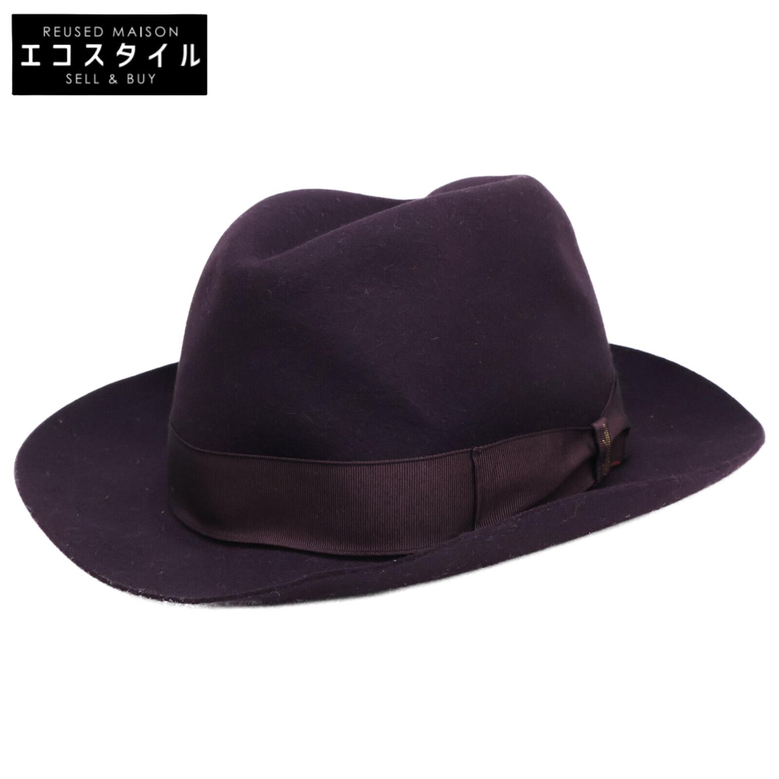 未使用 美品 BORSALINO ボルサリーノ パッチワーク ハット LL XL Borsalino 日本製 ボルサリーノ パッチワーク アルペン サファリ