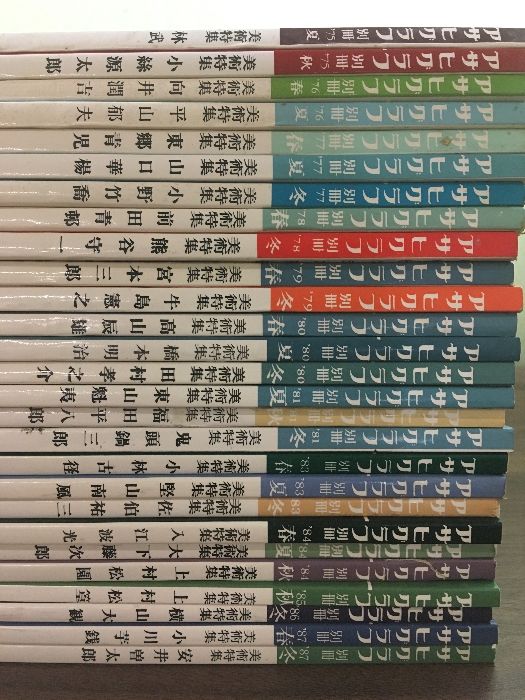 アサヒグラフ別冊 美術特集 1975年～1987年の不揃い20冊セット 1-2
