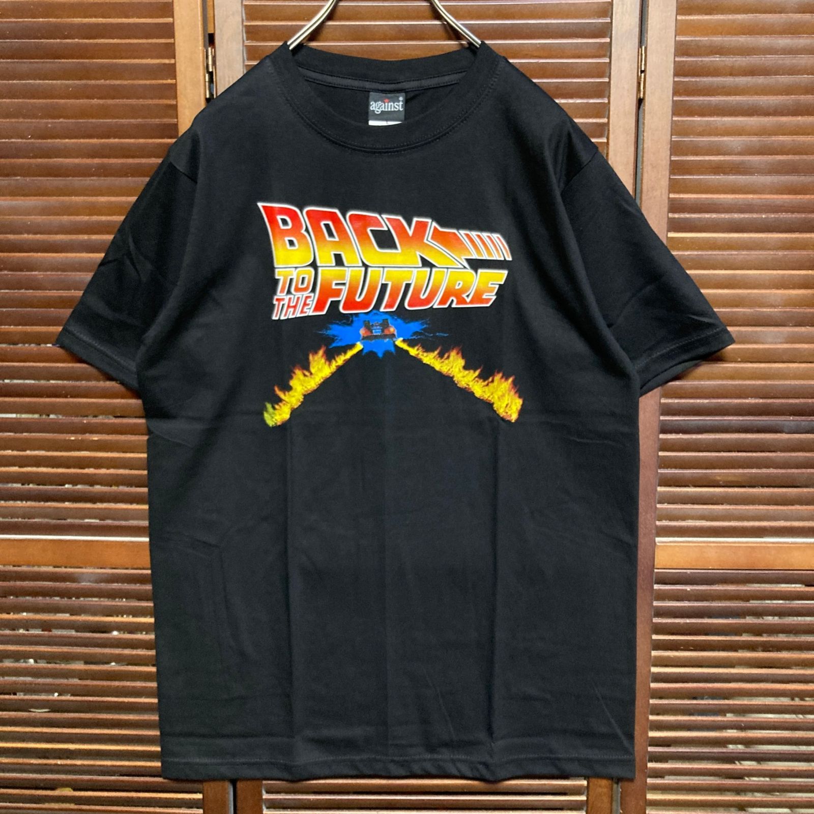 バックトゥザフューチャー BACK TO THE FUTURE 映画 ムービー 黒 T