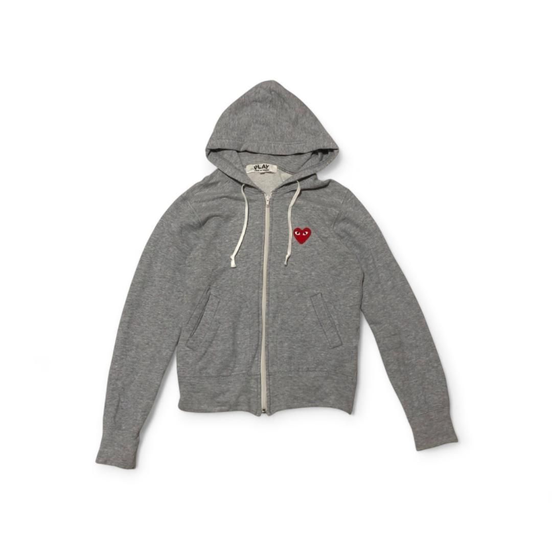 PLAY COMME des GARCONS ジップパーカー グレー