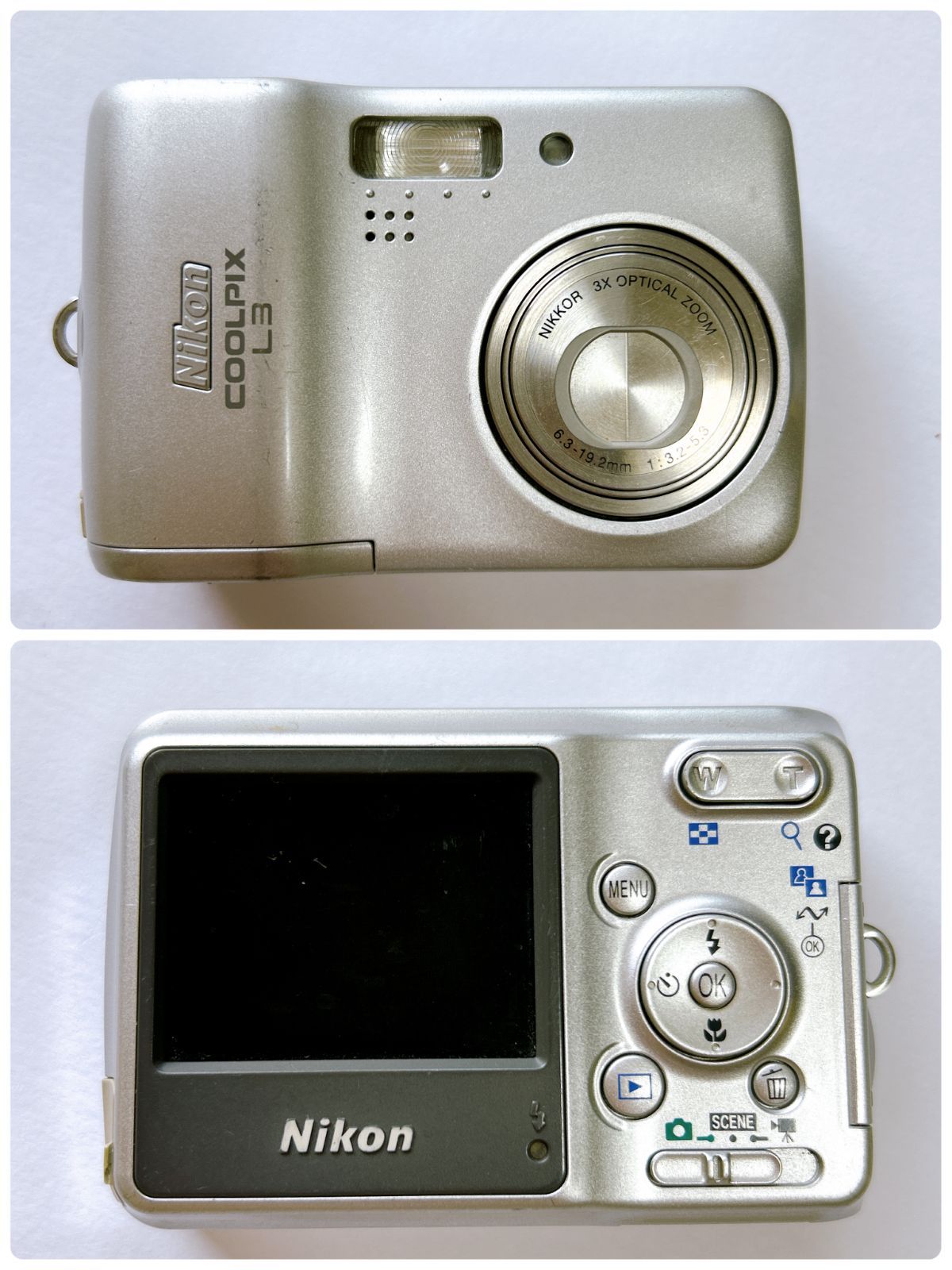 【動作確認済】単三電池式　Nikon COOLPIX 動作確認済み】Nikon Coolpix L18 デジタルカメラ 単三電池式
