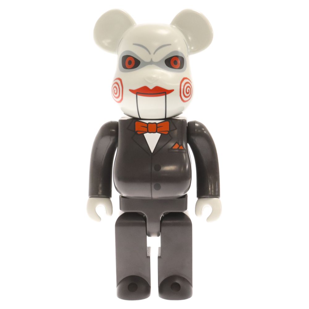 MEDICOM TOY - MEDICOM TOY メディコムトイ BE@RBRICK SAW DOLL GLOW IN THE DARK VER. ベアブリック ソードール グロウインザダークバージョン 400% ブラック/グレー MEDICOM TOY (メディコムトイ) BE@RBRICK SAW DOLL GLOW IN THE