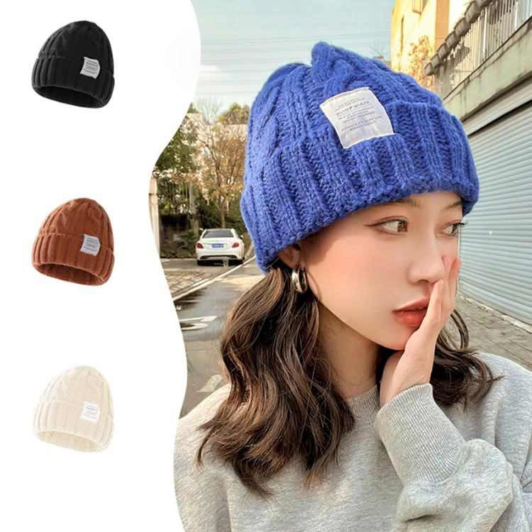 □新品□モンクレール 厚手ざっくりニットキャップ ニット帽 ニットCAP 