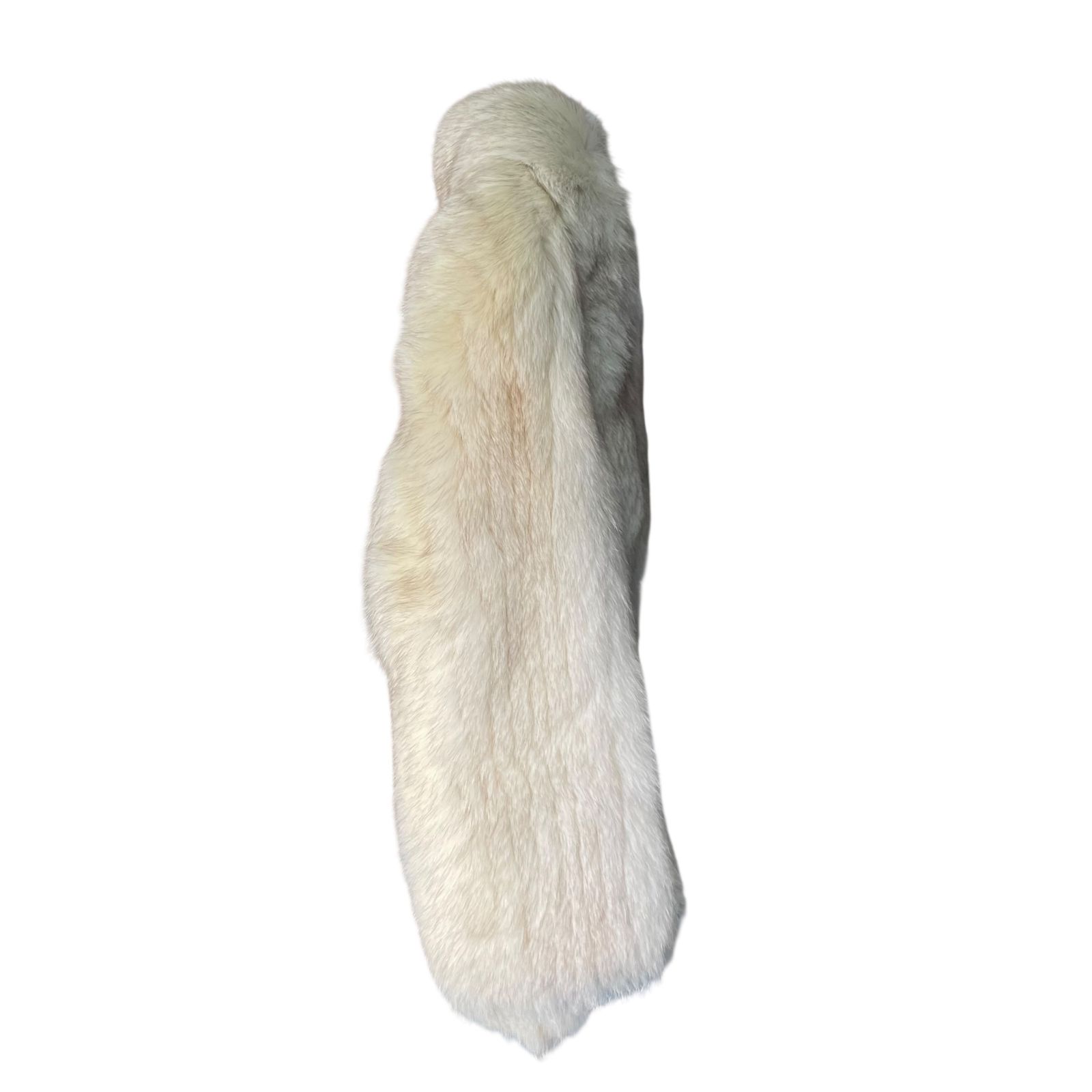 ○総丈77cm ブルーフォックス エンバ ファーコート Lサイズ相当