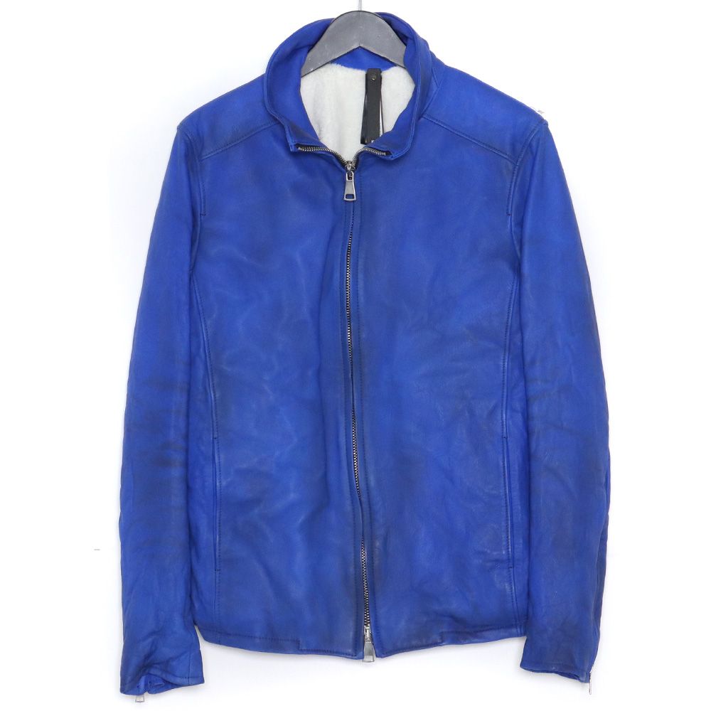 wjk stand collar single blouson レザージャケット 【公式通販】