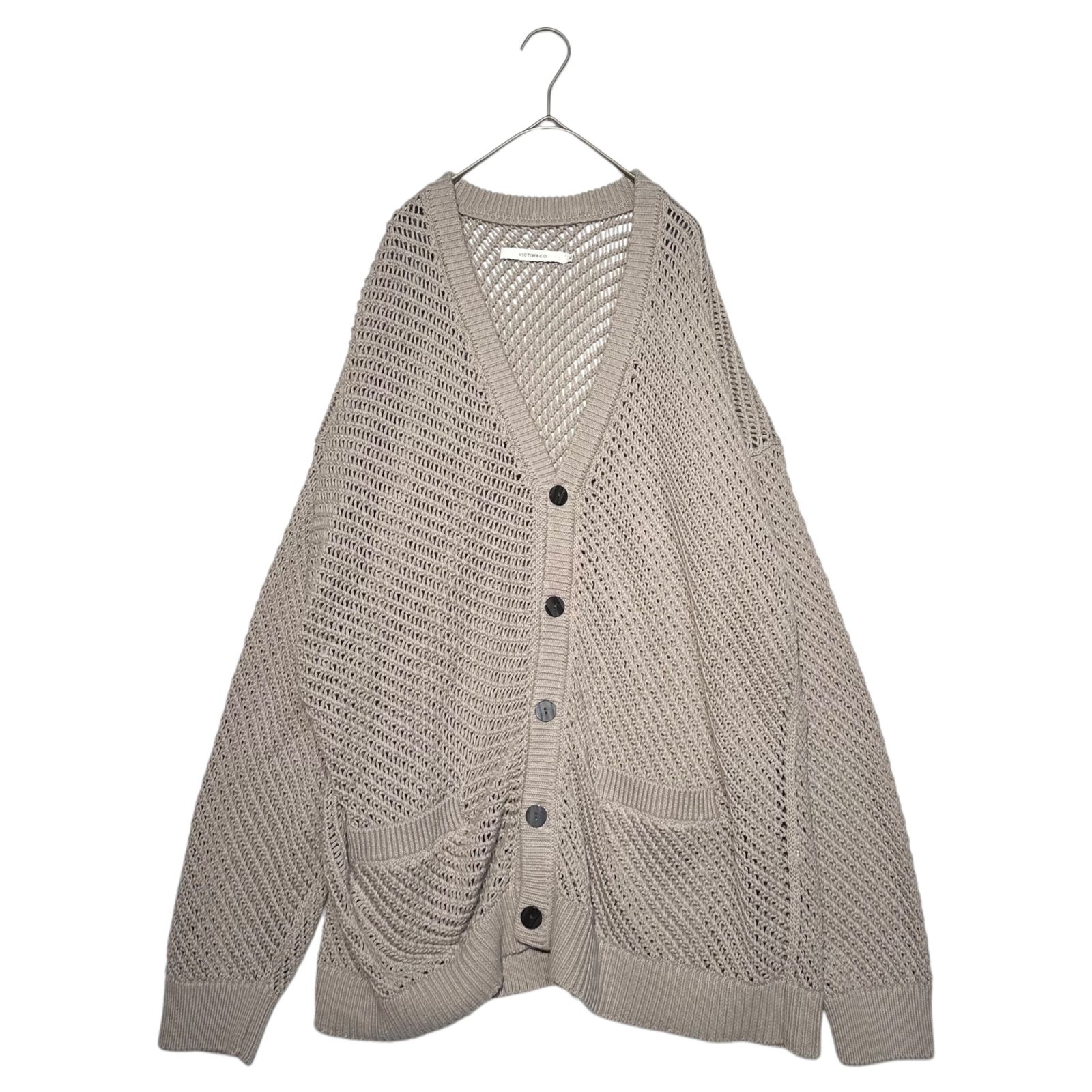 VICTIM(ヴィクティム) 24SS SUMMER CARDIGAN サマー カーディガン 透け 