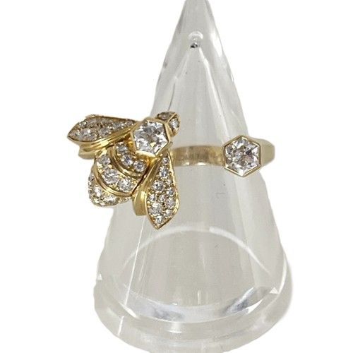 CHAUMET ショーメ ビーマイラブ リング 085065 750YG ダイヤモンド 