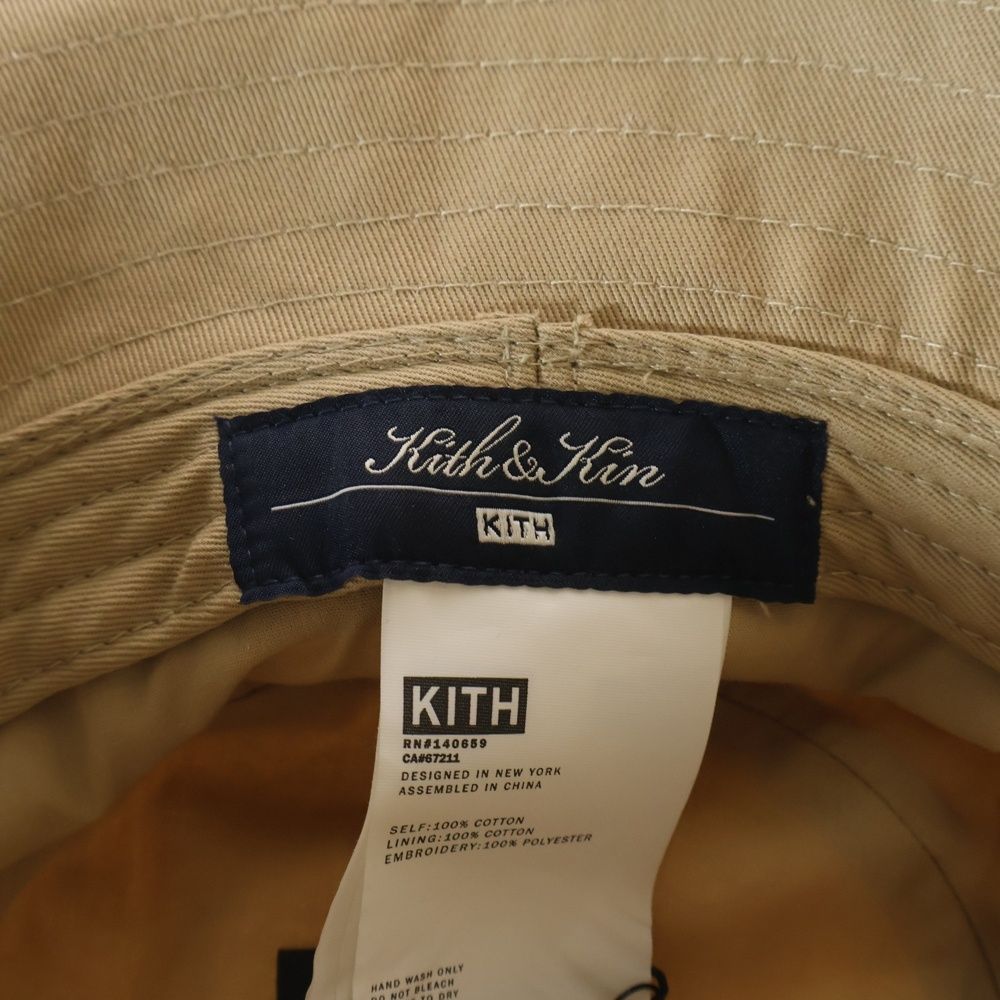 KITH キス Multi-Loop Serif Bucket Hat マルチループ セリフバケットハット 帽子 ベージュ KHM050317 WWW_MORNINGWALKER_COM