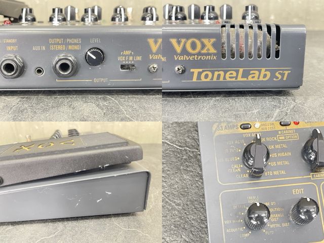 エフェクター【中古】VOX ヴォックス 真空管搭載 マルチエフェクター Tone Lab ST 本体のみ 現状品 楽器 機材/59412