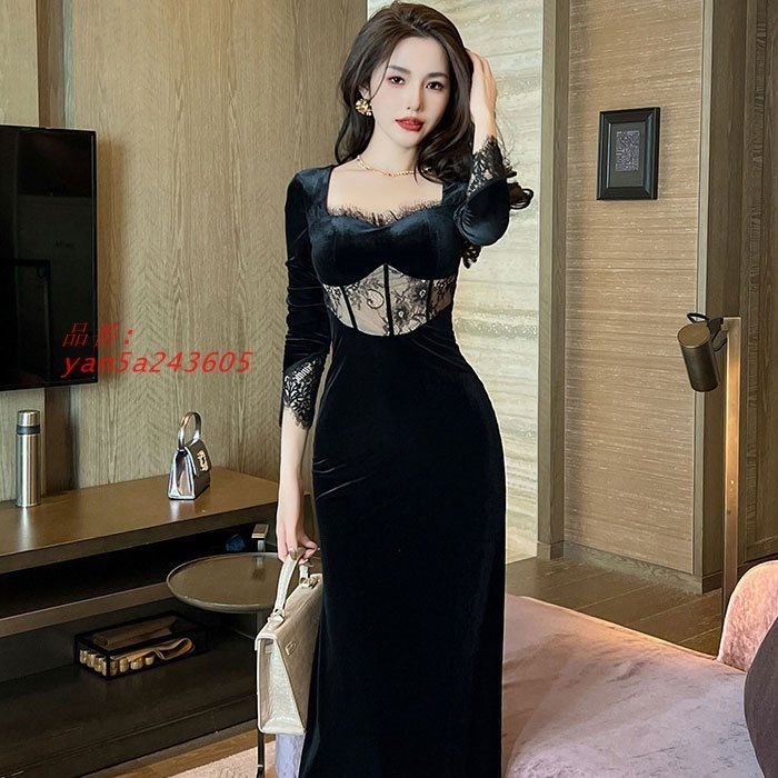 ウエストレース刺繍 ベロア仕立て