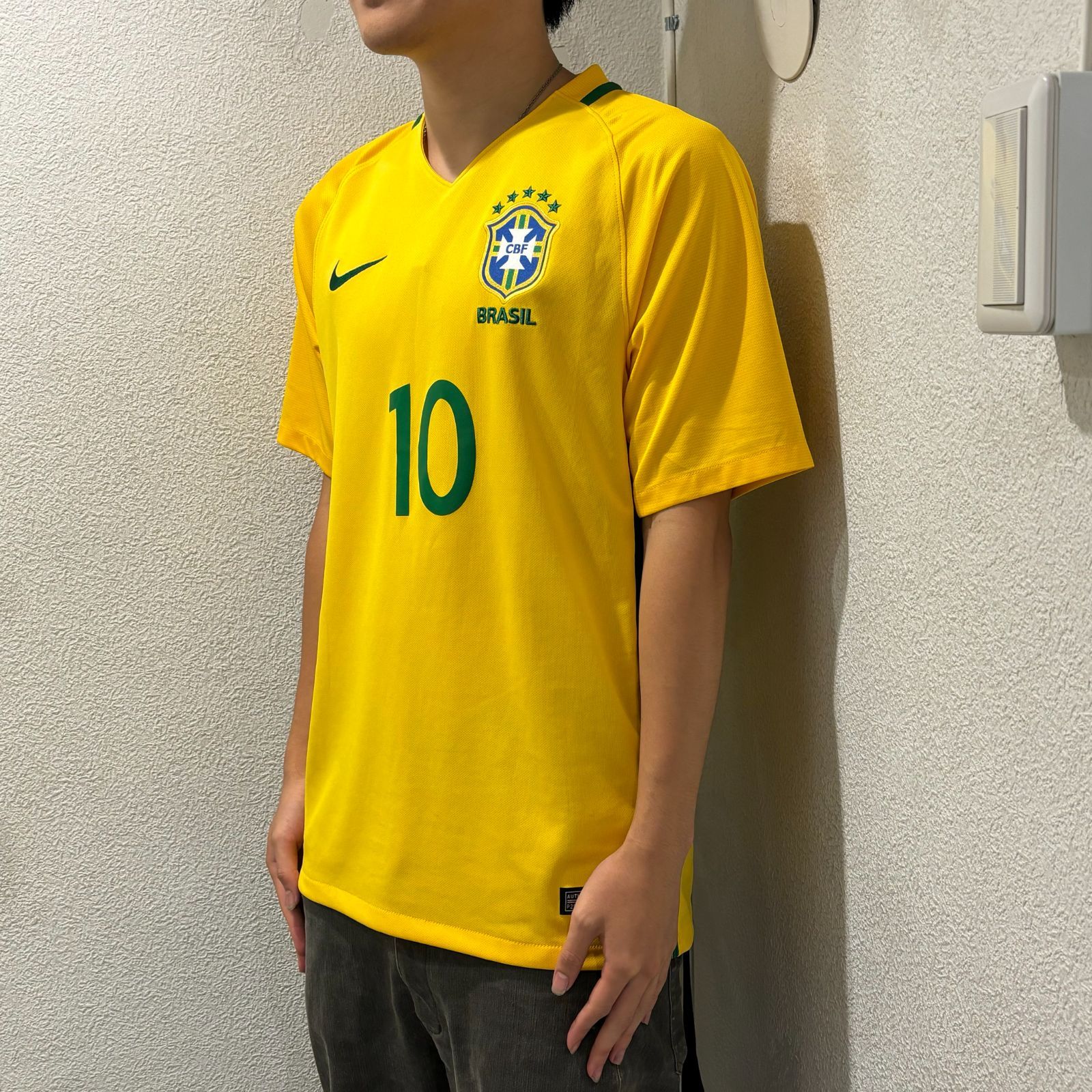 NIKE ナイキ 16/17 ユニフォーム ブラジル代表 ネイマール 半袖tシャツ 