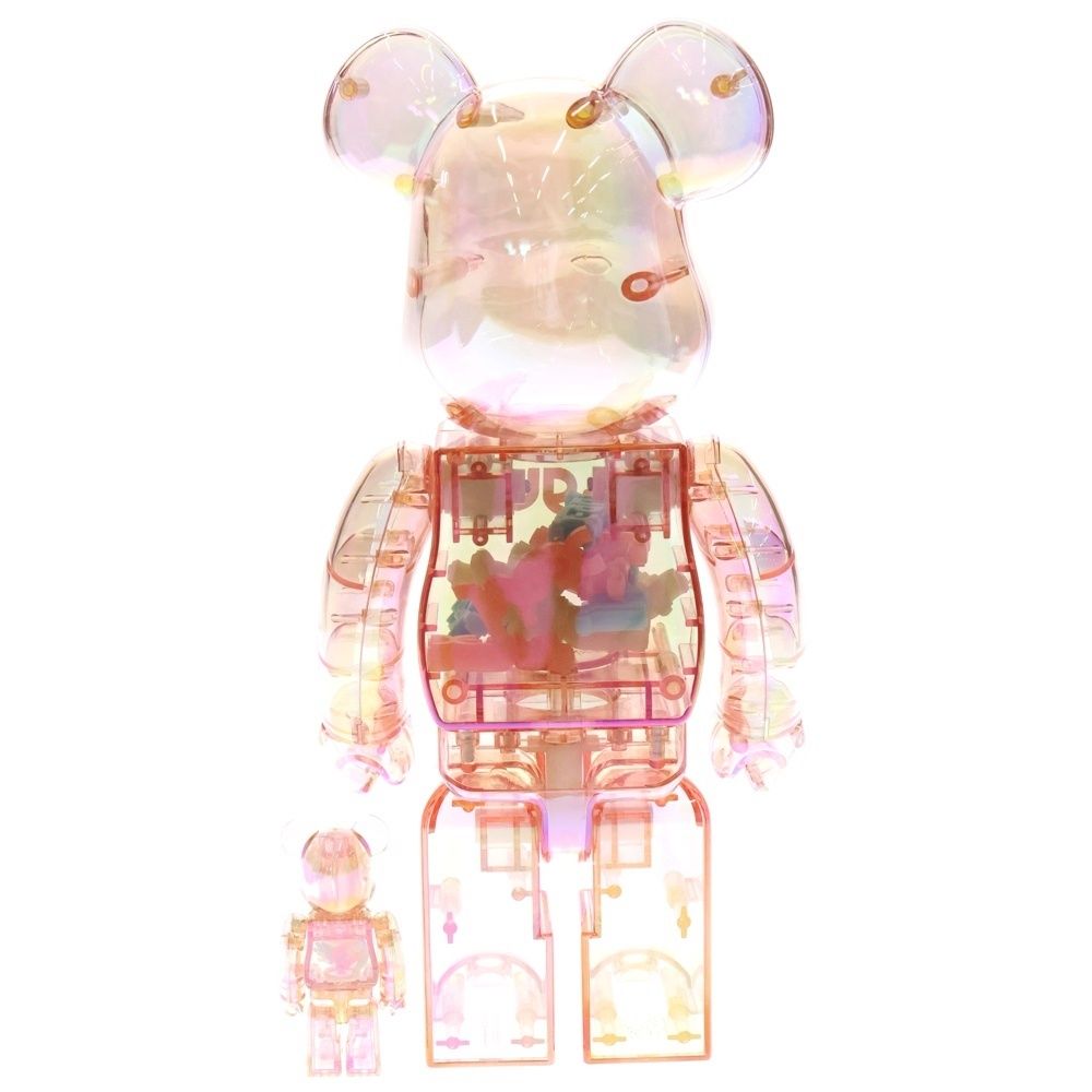 MEDICOM TOY - X-girl × BE＠RBRICK 400％ & 100% ピンク MEDICOM TOY (メディコムトイ) BE@RBRICK X-girl 2020 100