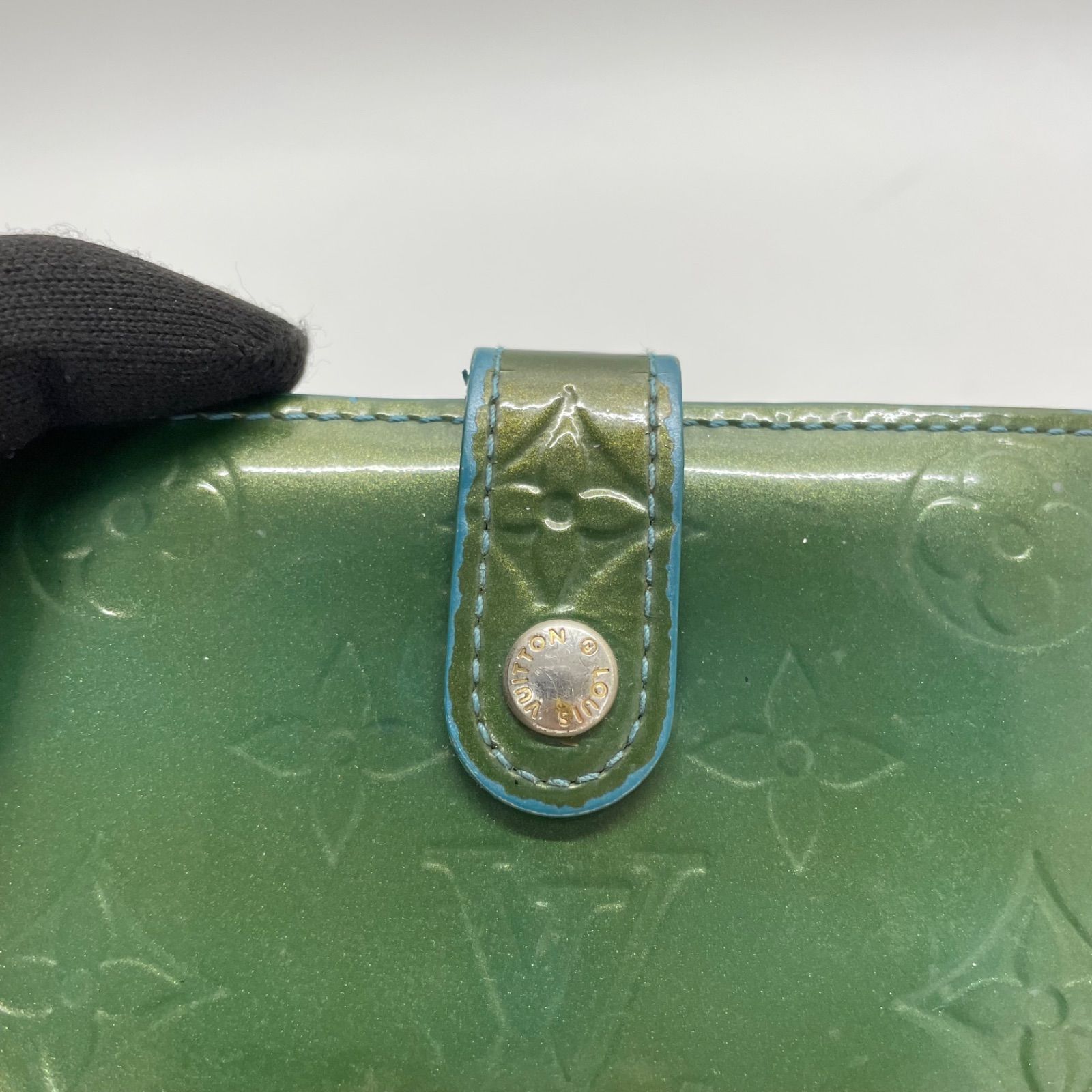 2289 LOUIS VUITTON ルイヴィトン ヴェルニ がまくち 折り財布
