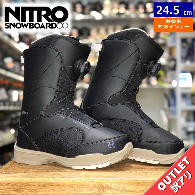 ラスト1点】 【OUTLET】24-25 NITRO FLORA BOA カラー:BLACK