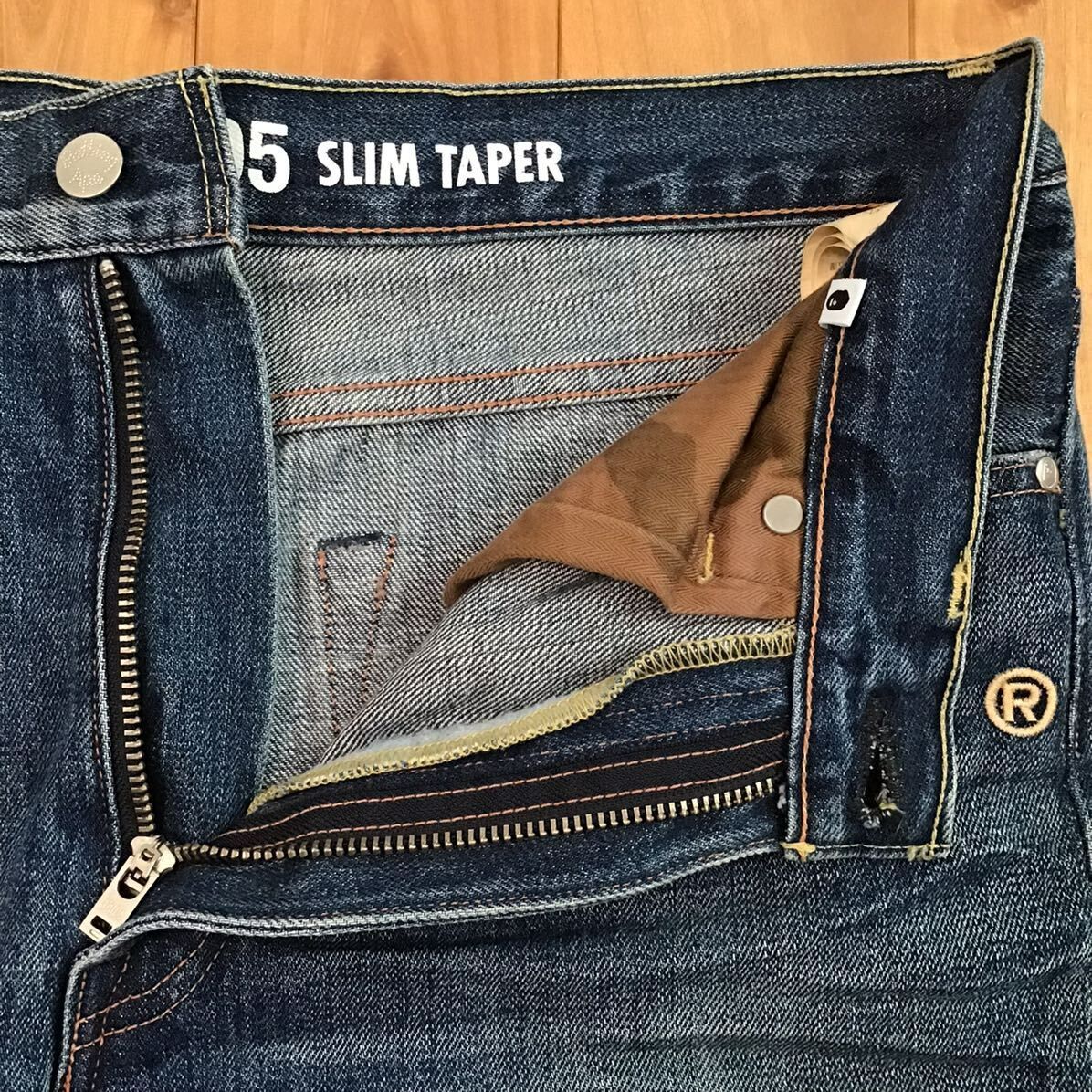 BAPE STA APE HEAD Denim Pants Mサイズ a bathing ape star BAPESTA