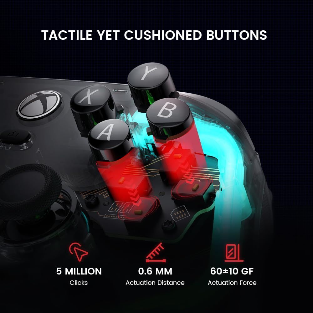 ホール効果スティック-アナログトリガー搭載 X|S用ゲームコントローラー