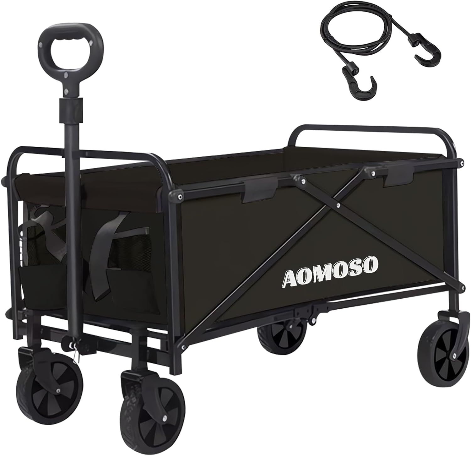 Aomoso キャリーワゴン 折りたたみ式キャリーカート アウトドア