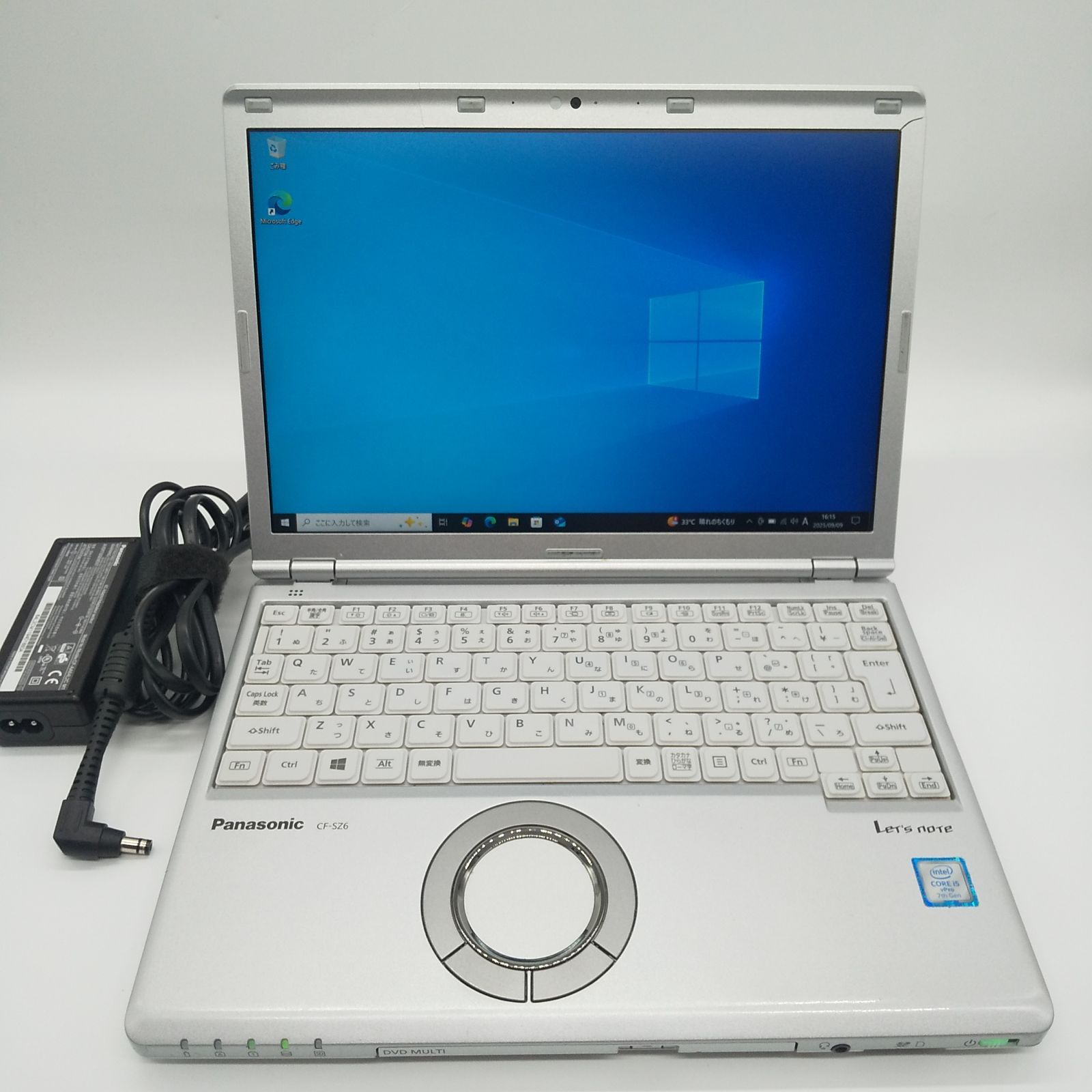 コスパ抜群✨Win11 ノートパソコン SSD搭載 ホワイト カメラ DVD