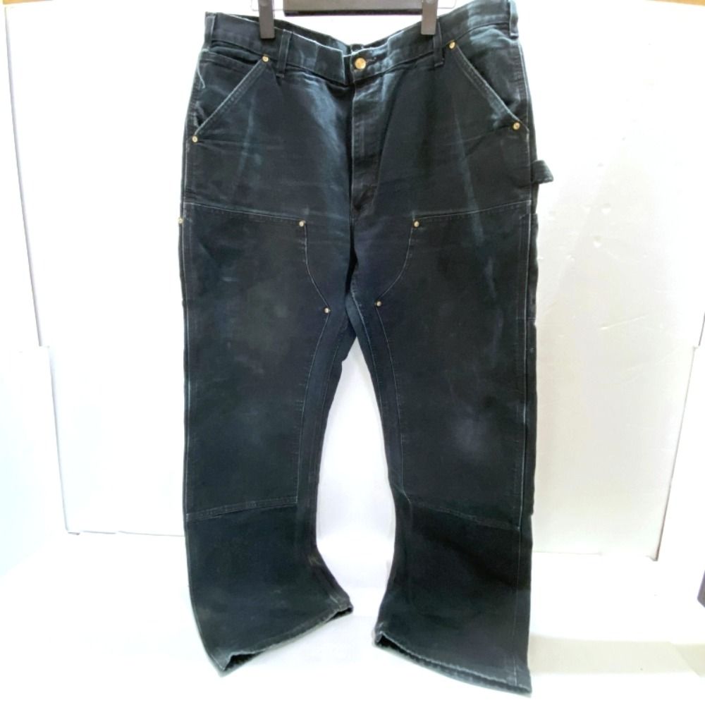 03w17578 Carhartt カーハート ダブルニーペインターパンツ アメリカ製 ブラック メンズ ボトムス