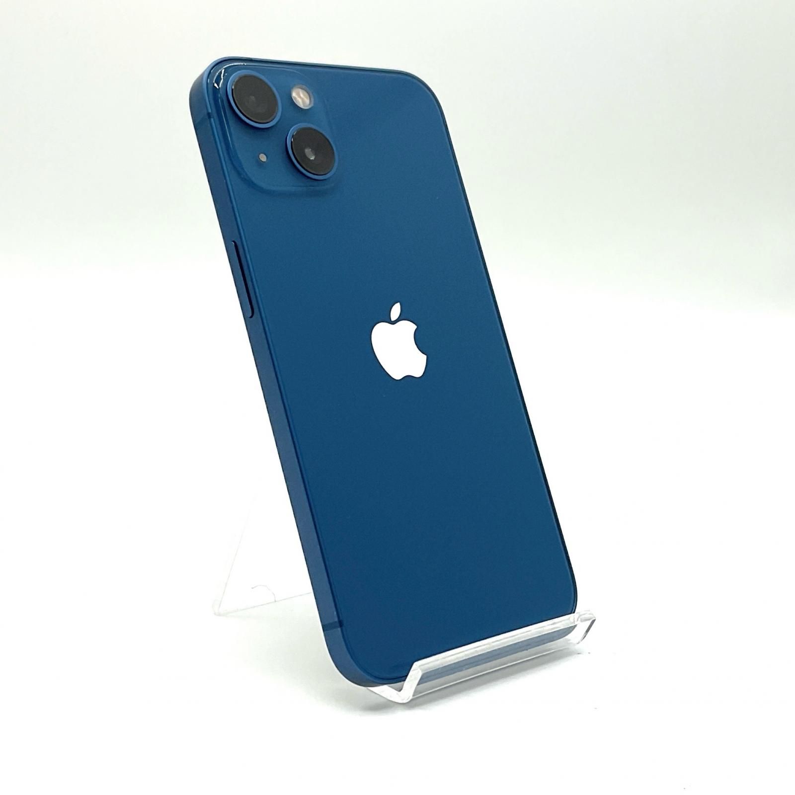 【全額返金保証】【最速発送】Apple iPhone 13 256GB ブルー docomo 白ロム 79% 動作確認済